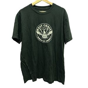 Brandy Melville West Coast Riders Graphic Tee in Black